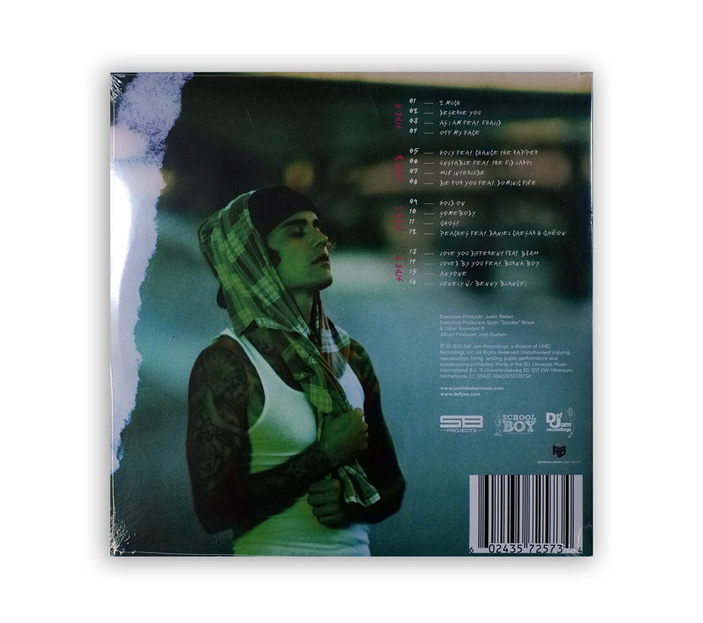 Justin Bieber - Justice LP Album - Europe