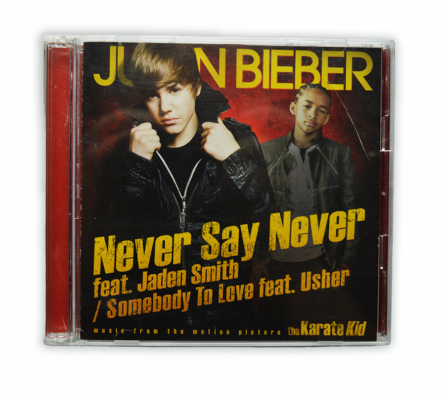 Justin Bieber - Never Say Never CD Single + DVD - Japan (no obi)