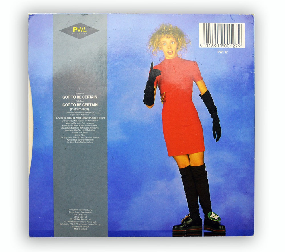 Kylie Minogue - Got To Be Certain 7" - UK