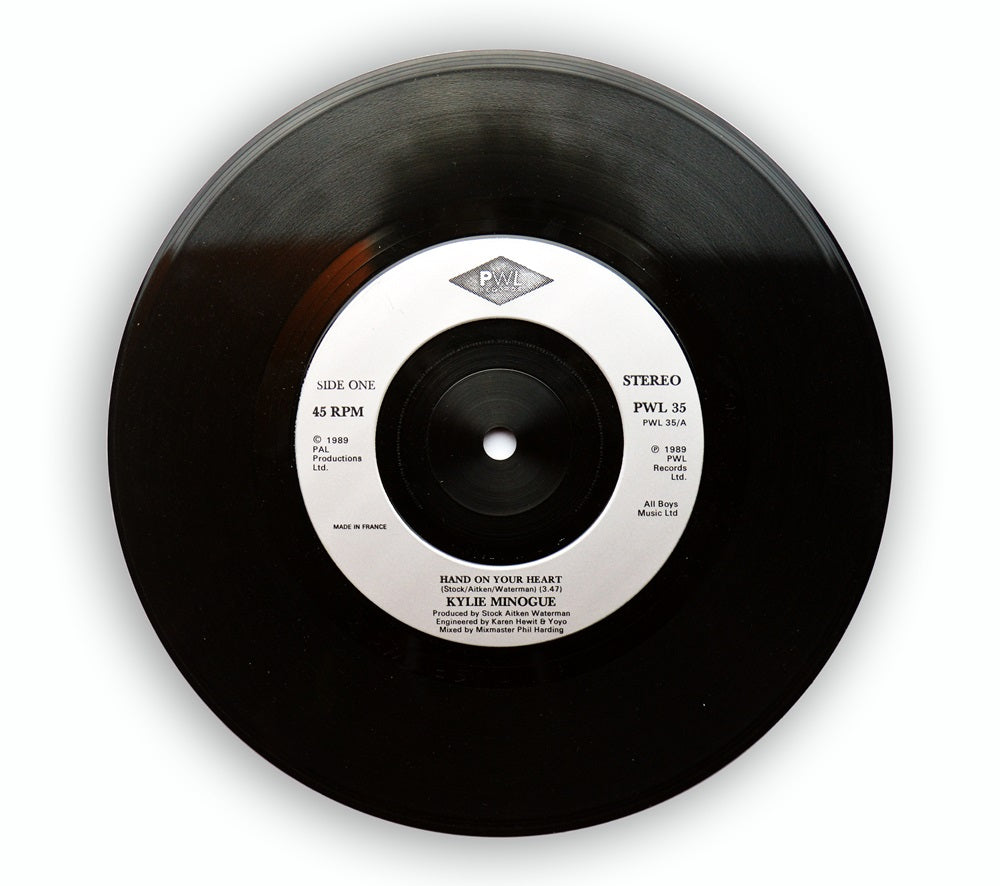 Kylie Minogue - Hand On Your Heart 7" - UK