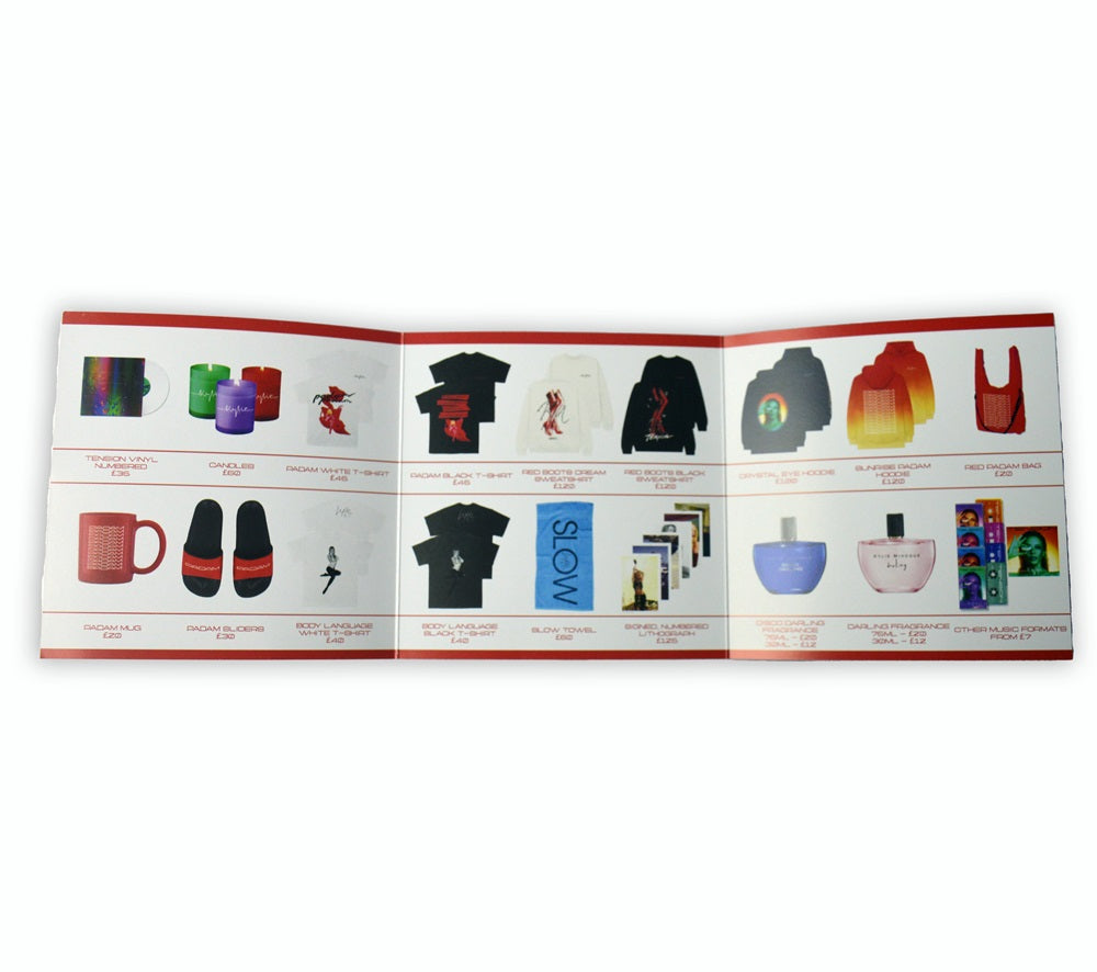 Kylie Minogue - London Pop Up Shop Flyer - UK