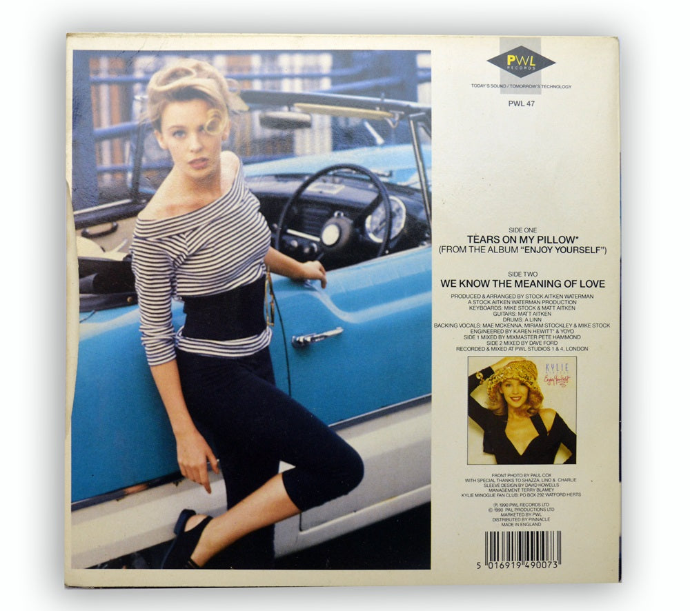 Kylie Minogue - Tears On My Pillow 7" - UK