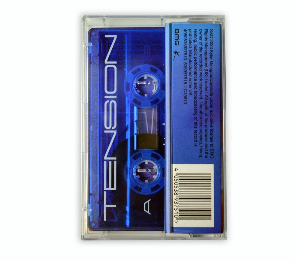 Kylie Minogue - Tension Cassette Album Blue Version - UK