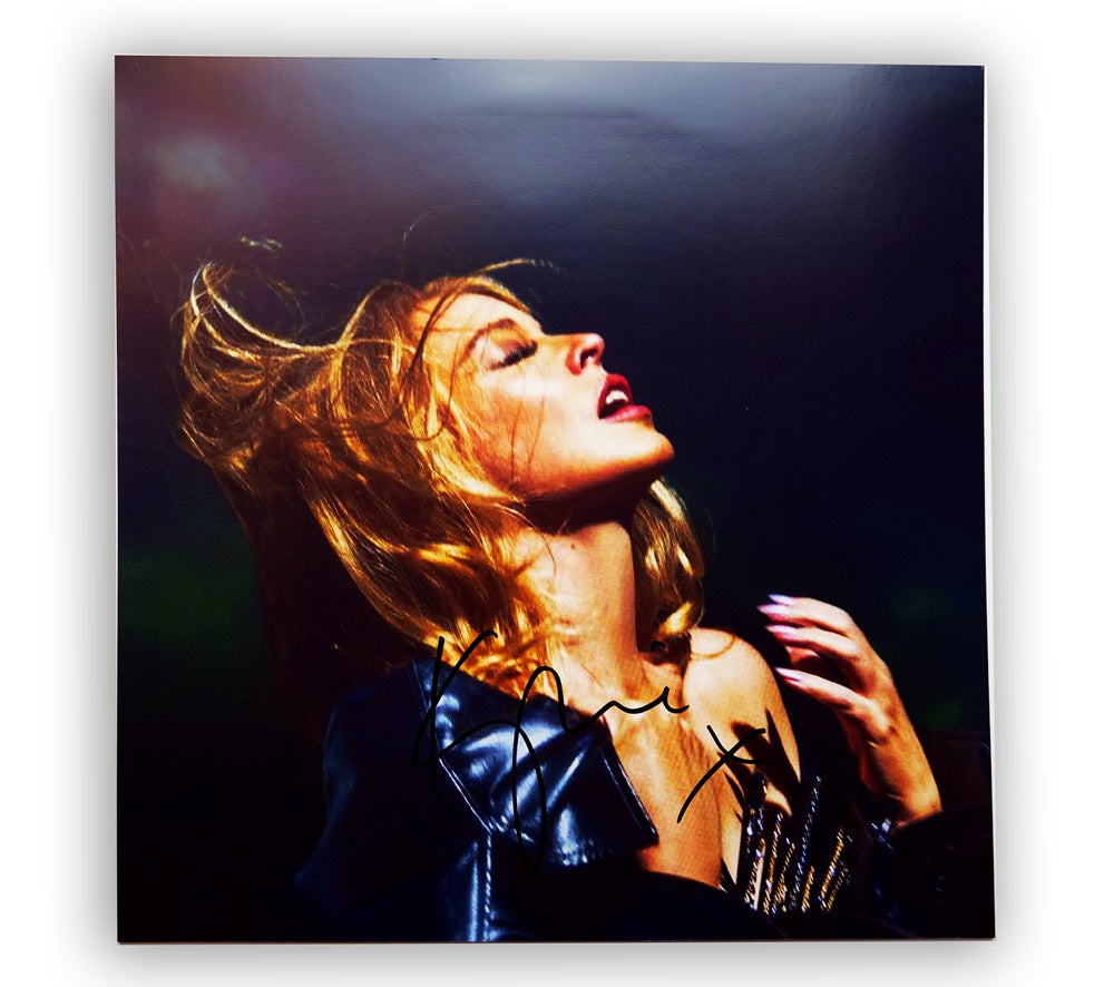 Kylie Minogue - Tension LP Album + Signed Picture - UK