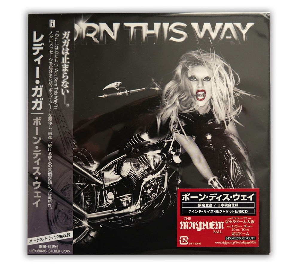Lady Gaga - Born This Way 2026 Deluxe Edition Ep Size CD Album - Japan