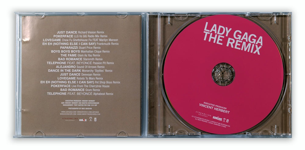 Lady Gaga - The Remix CD Album - Europe – The Pop Residency