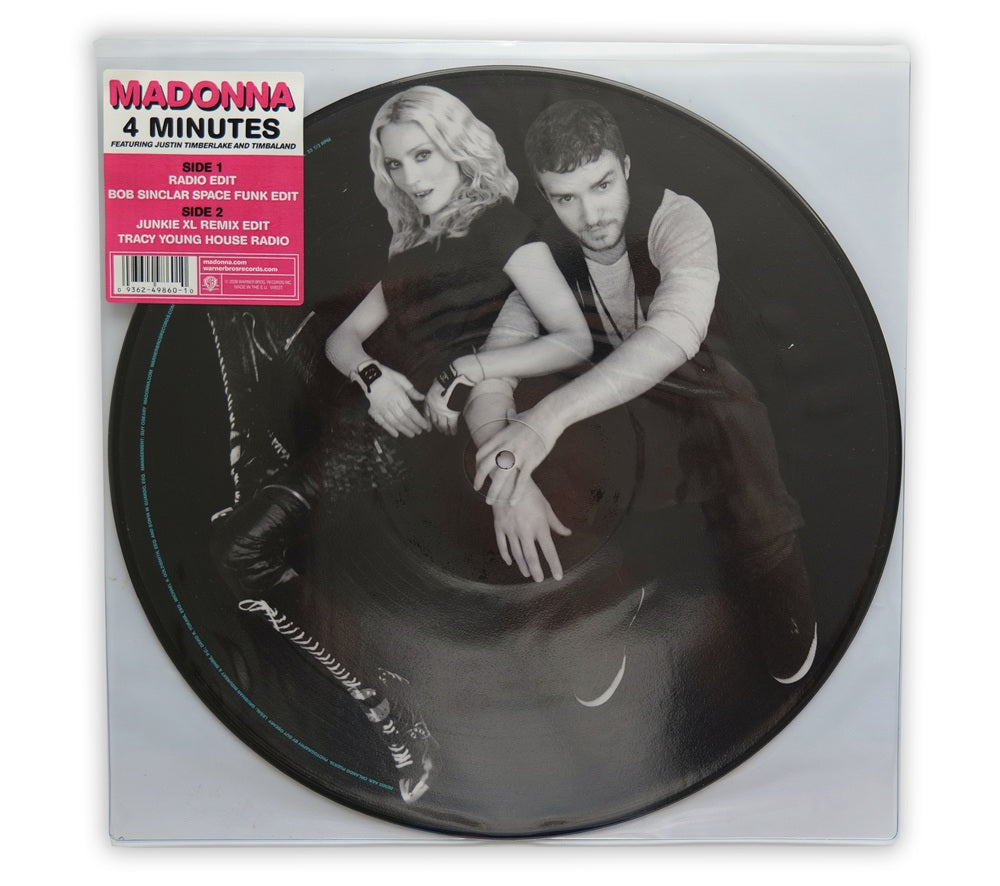 Madonna / Justin Timberlake - 4 Minutes 12" Picture Disc Single - UK