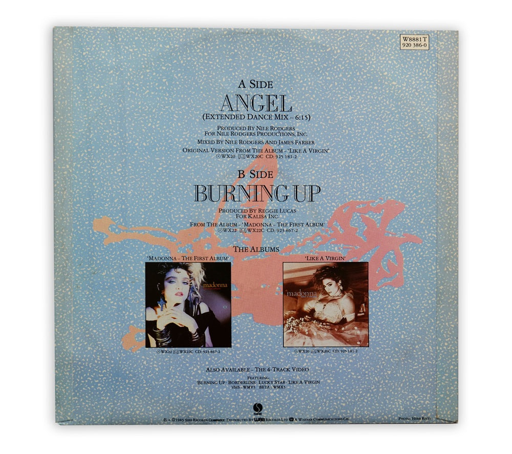 Madonna - Angel Extended Dance Mix 12" Single - UK