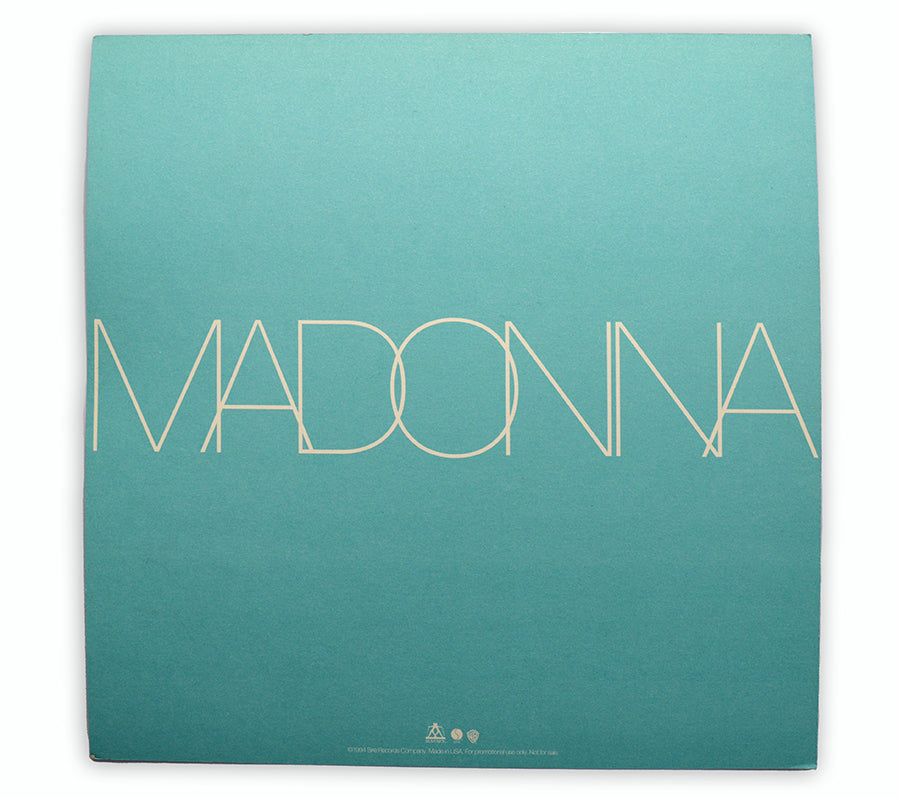 Madonna - Bedtime Stories In-Store Promotional Card - USA