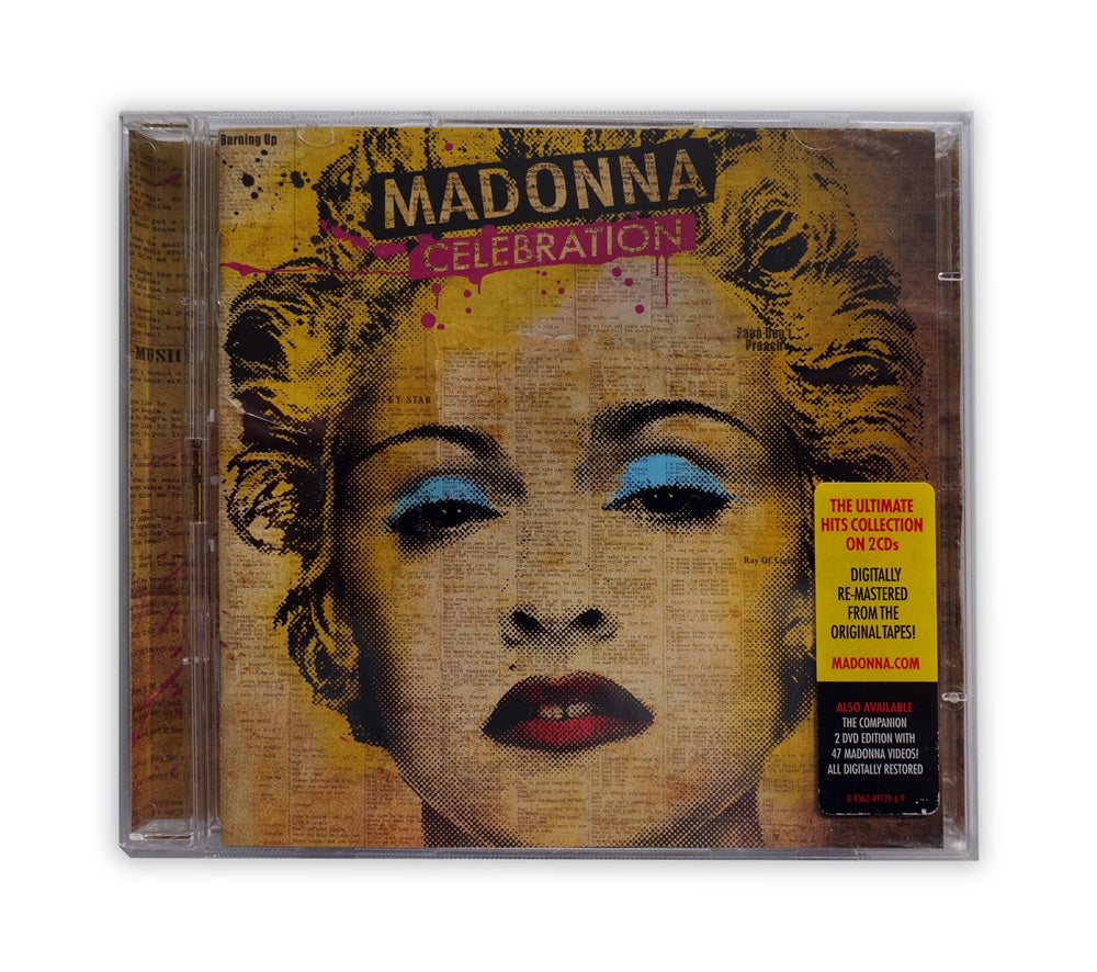 Madonna - Celebration 2xCD Album with sticker and poster - UK