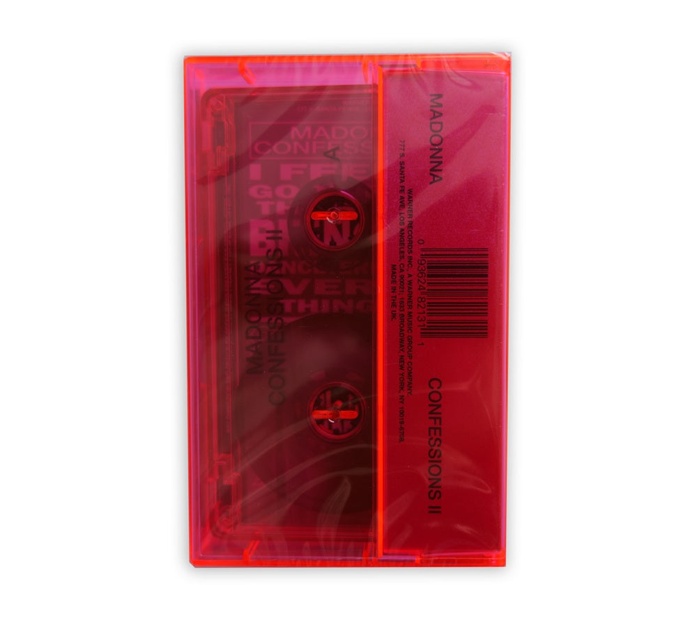 Madonna - CONFESSIONS II Translucent Pink Cassette Album - UK