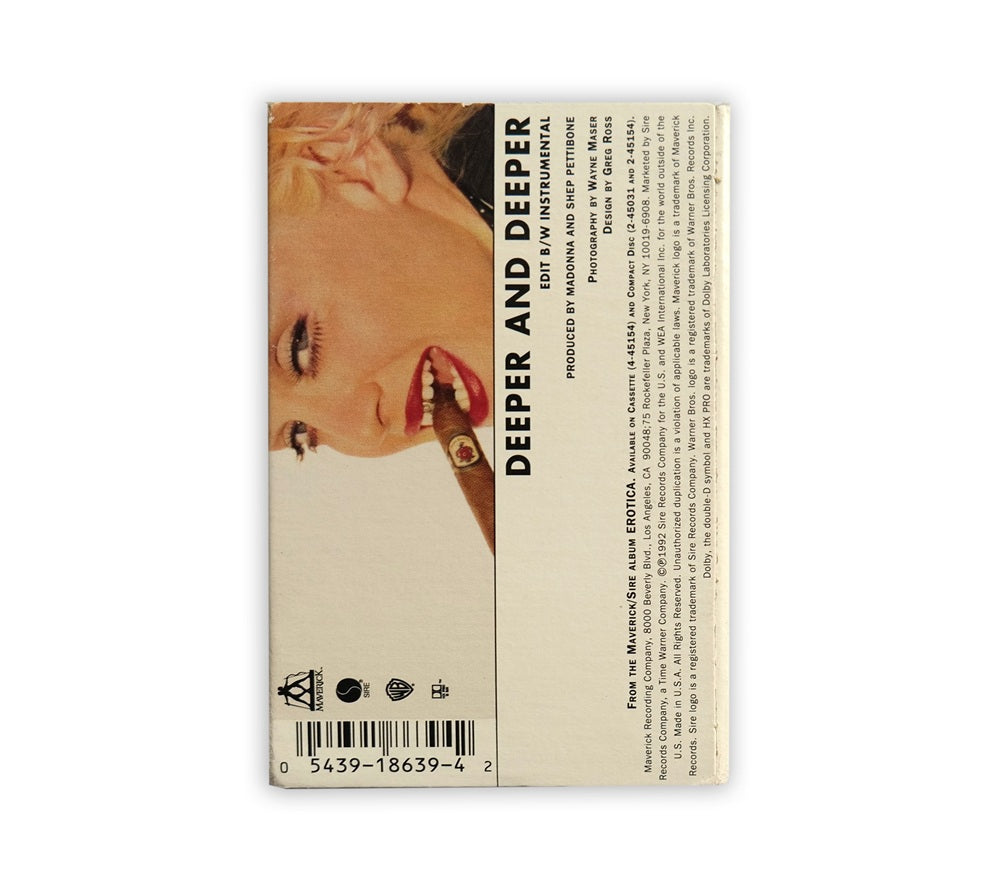 Madonna - Deeper And Deeper Cassette Single - USA