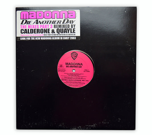 Madonna - Die Another Day 12" Promo Single (The Mixes Part 3) -USA