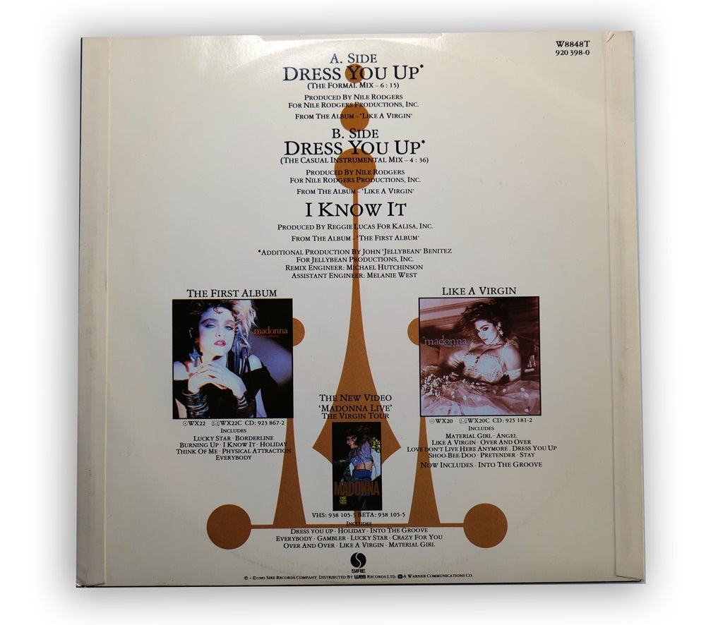 Madonna - Dress You Up 12" Single - UK