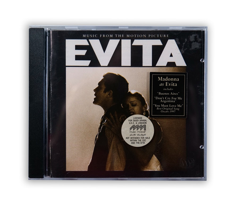 Madonna - EVITA CD Album - Saudi Arabia with stickers