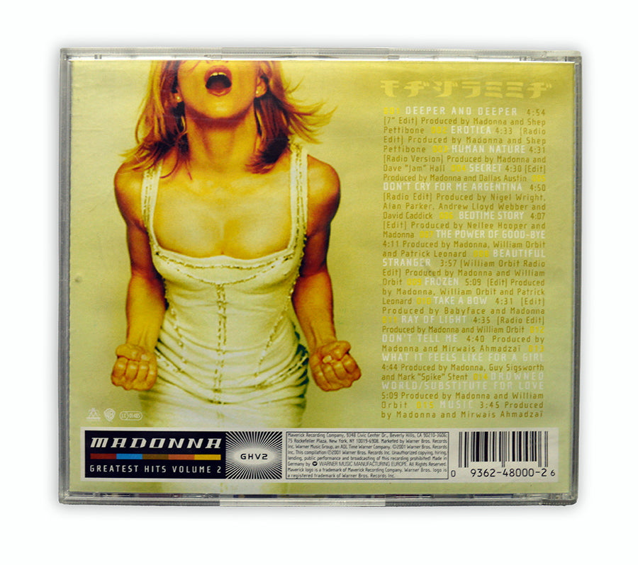 Madonna - Greatest Hits Volume 2 CD - UK