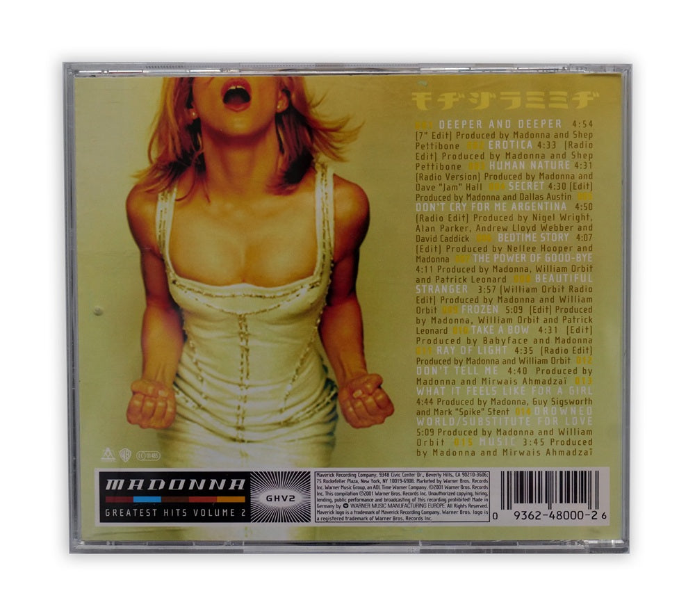 Madonna - Greatest Hits Volume 2 CD with flyer - UK