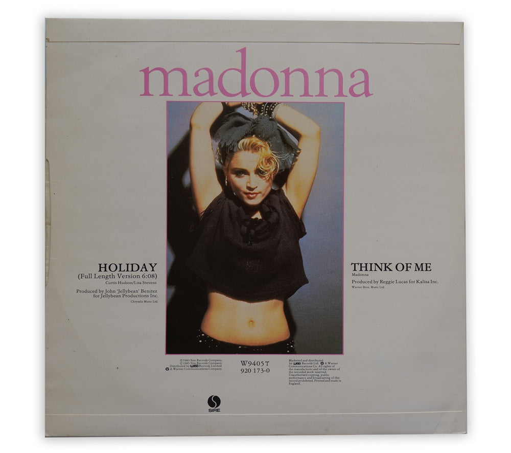 Madonna - Holiday 12" single - UK