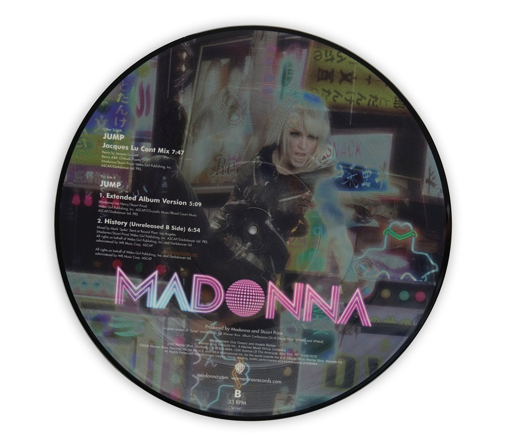 Madonna - JUMP 12" Picture Disc Single - UK