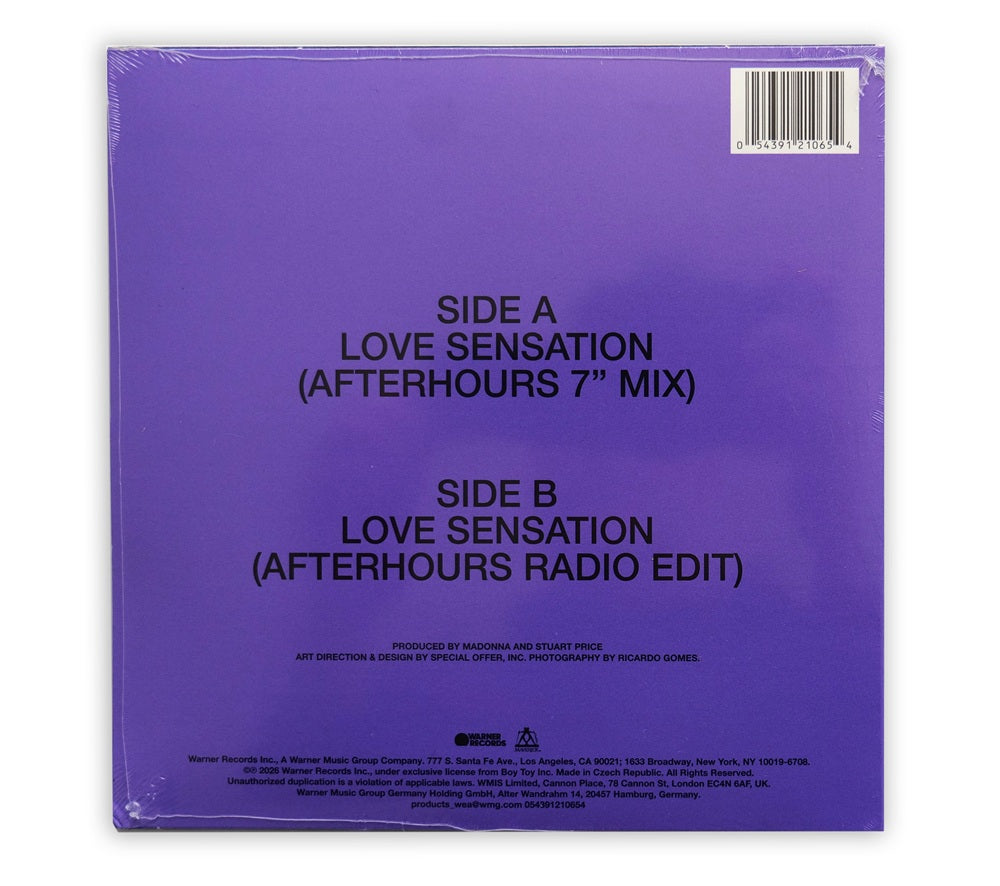 Madonna & Kylie Minogue - Love Sensation 7" Single - Germany