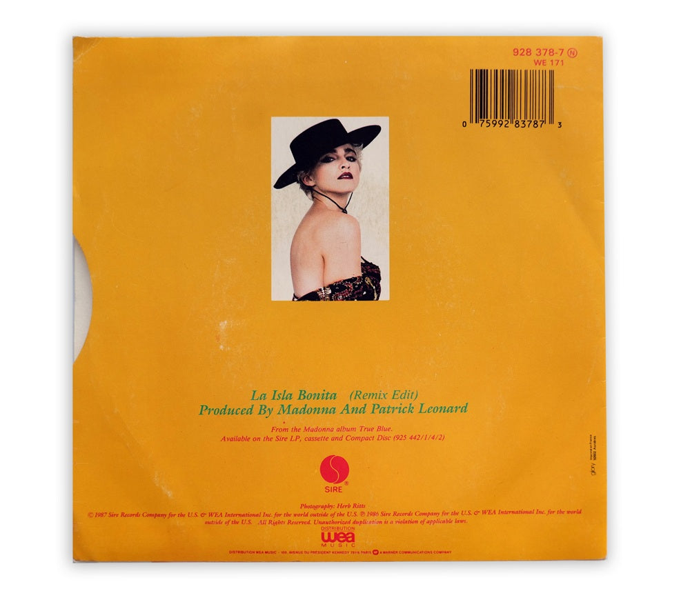 Madonna - La Isla Bonita 7" Single - France