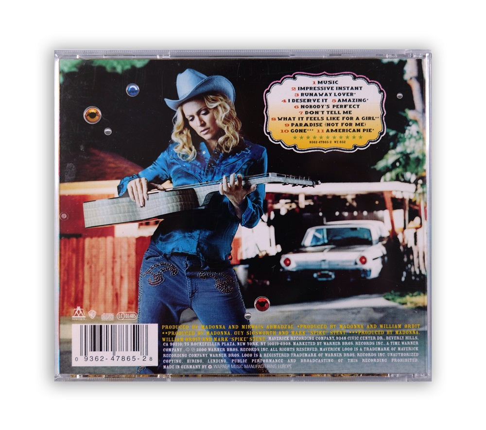 Madonna - Music CD Album with sticker - UK