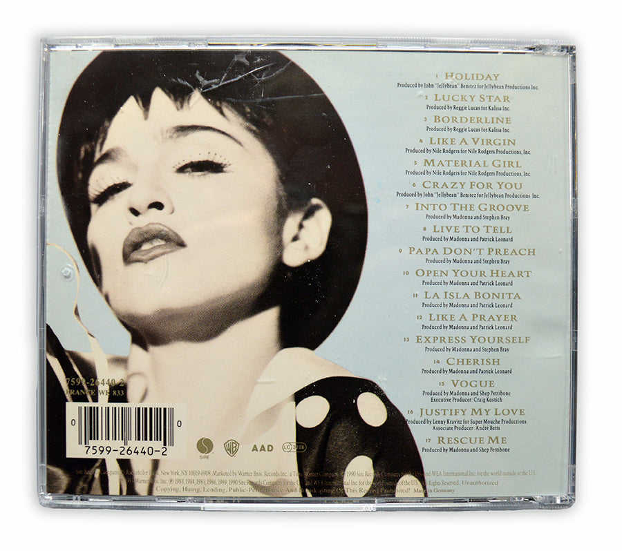 Madonna - The Immaculate Collection CD Album - Germany
