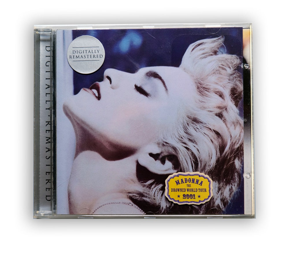 Madonna - True Blue CD Album Digitally Remastered 2001 with Tour Sticker - Europe