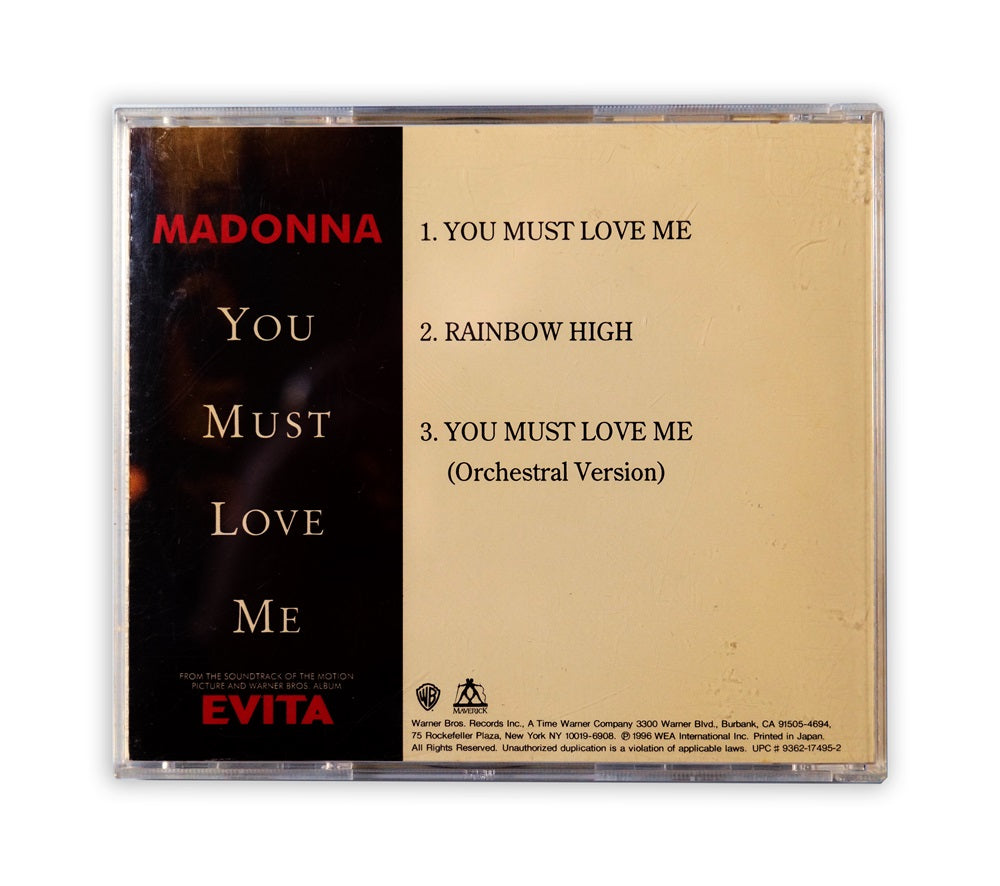Madonna - You Must Love Me CD Single (no Obi) - Japan