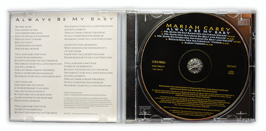 Mariah Carey - Always Be My Baby CD Maxi Single - USA
