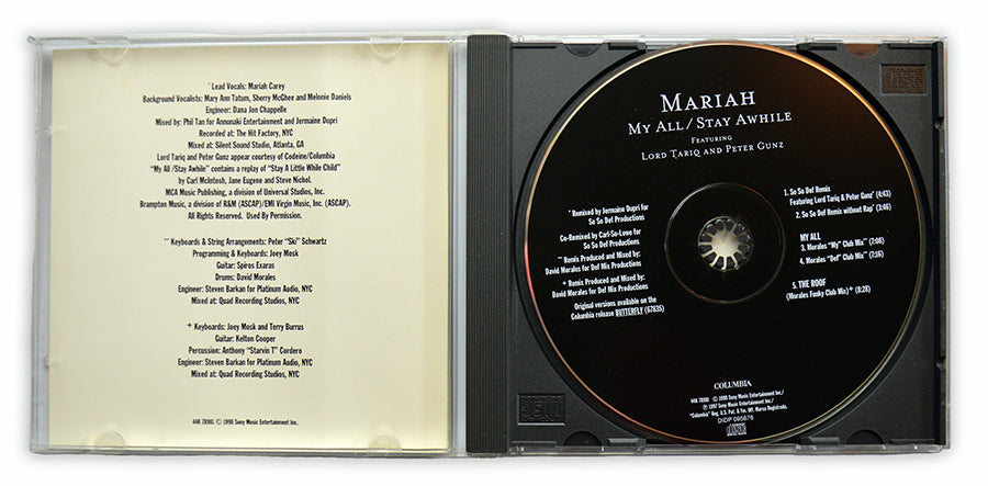 Mariah Carey - My All / Stay Awhile CD Single - USA