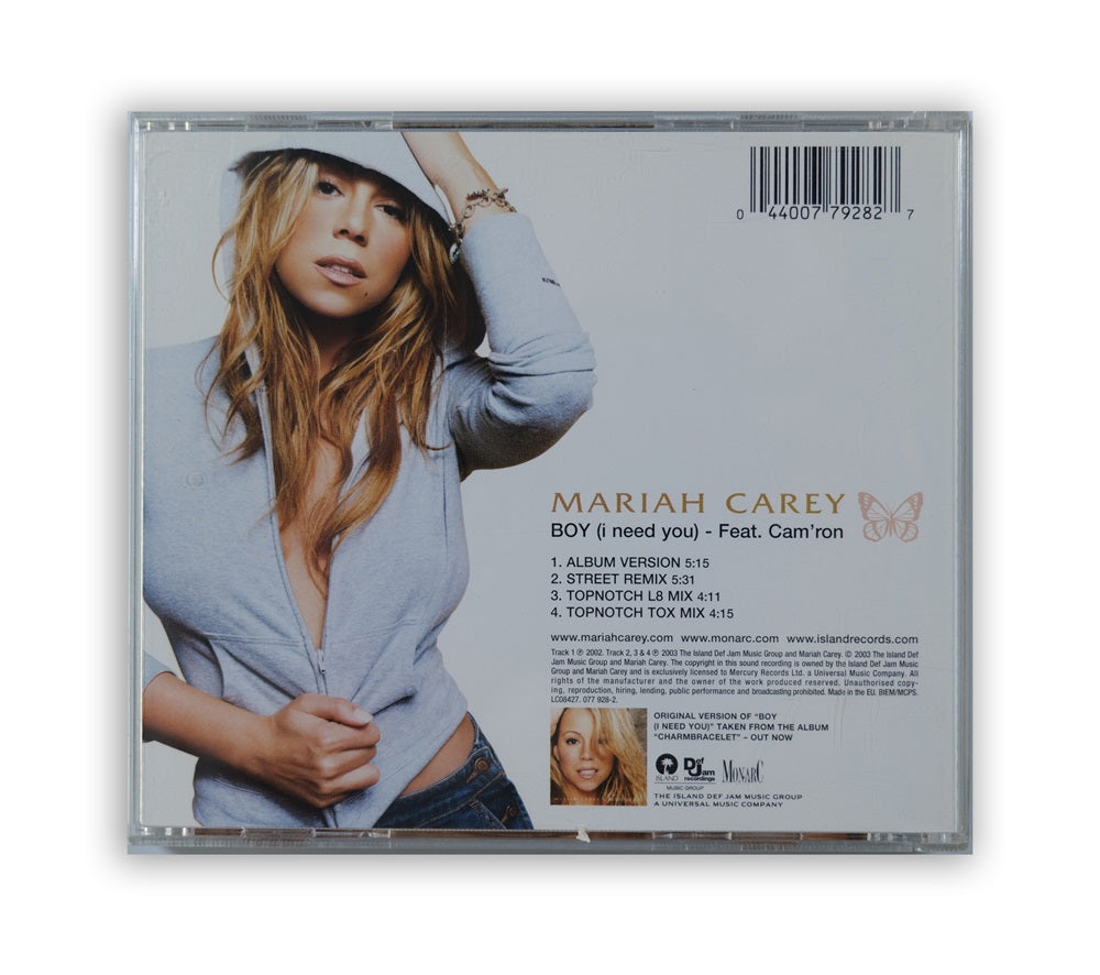 Mariah Carey - Boy (I Need You) CD Single - UK