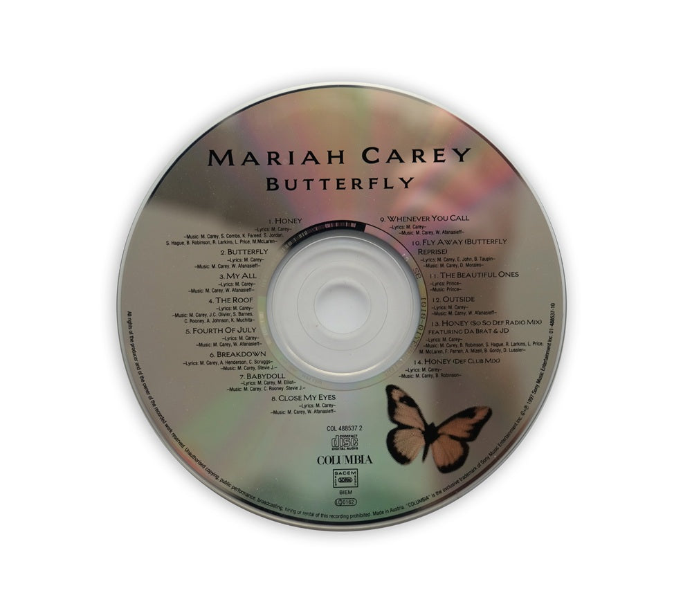 Mariah Carey - Butterfly CD Album 1997 - Europe