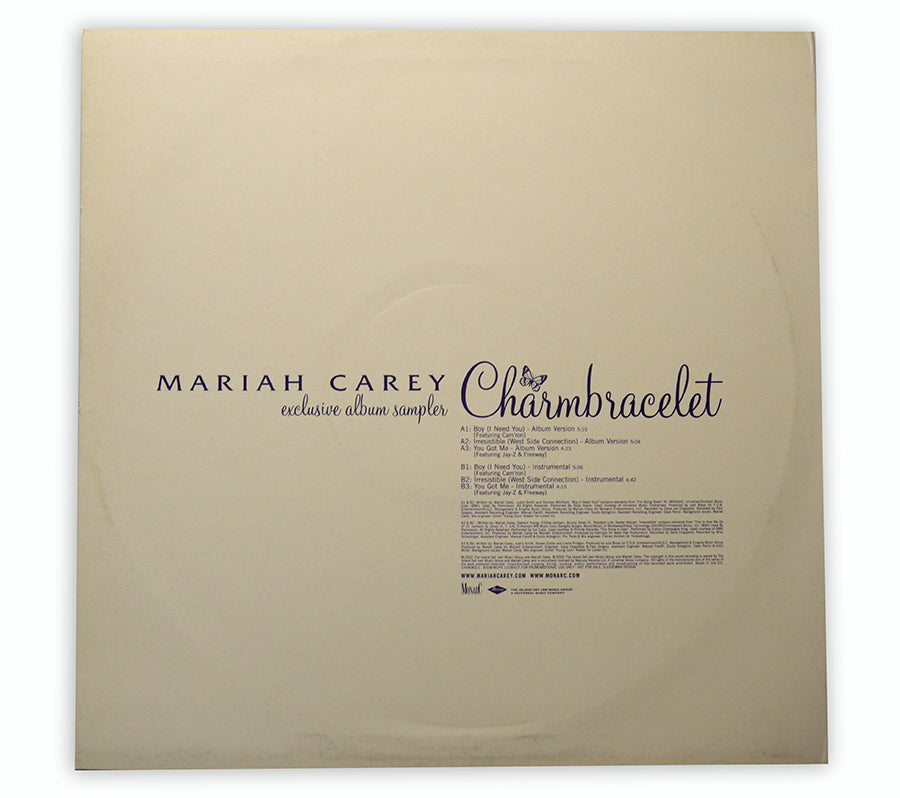Mariah Carey - Charmbracelet Exclusive Album Sampler 12" Promo Single - EU