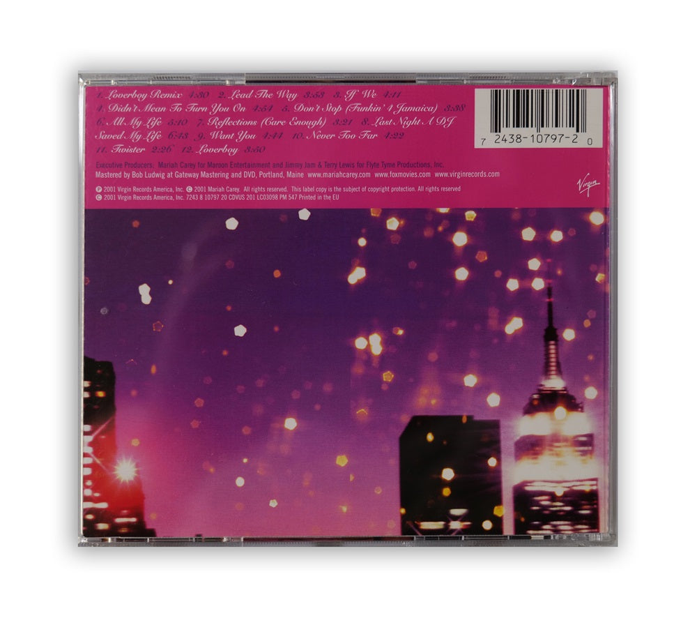 Mariah Carey - Glitter CD Album with sticker - Europe