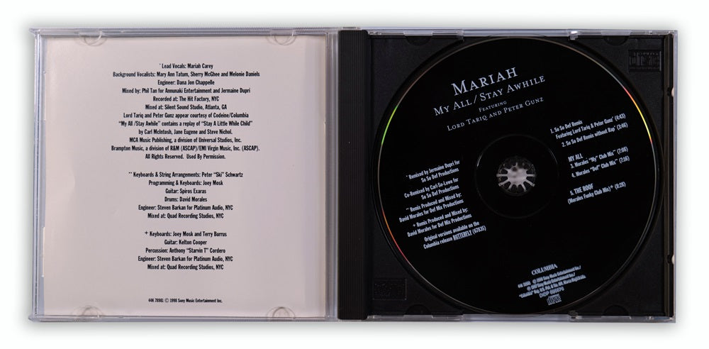 Mariah Carey - My All / Stay Awhile CD Single - USA