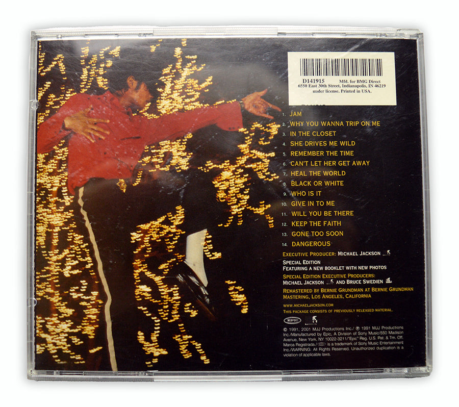 Michael Jackson - Dangerous Special Edition CD Album - USA – The