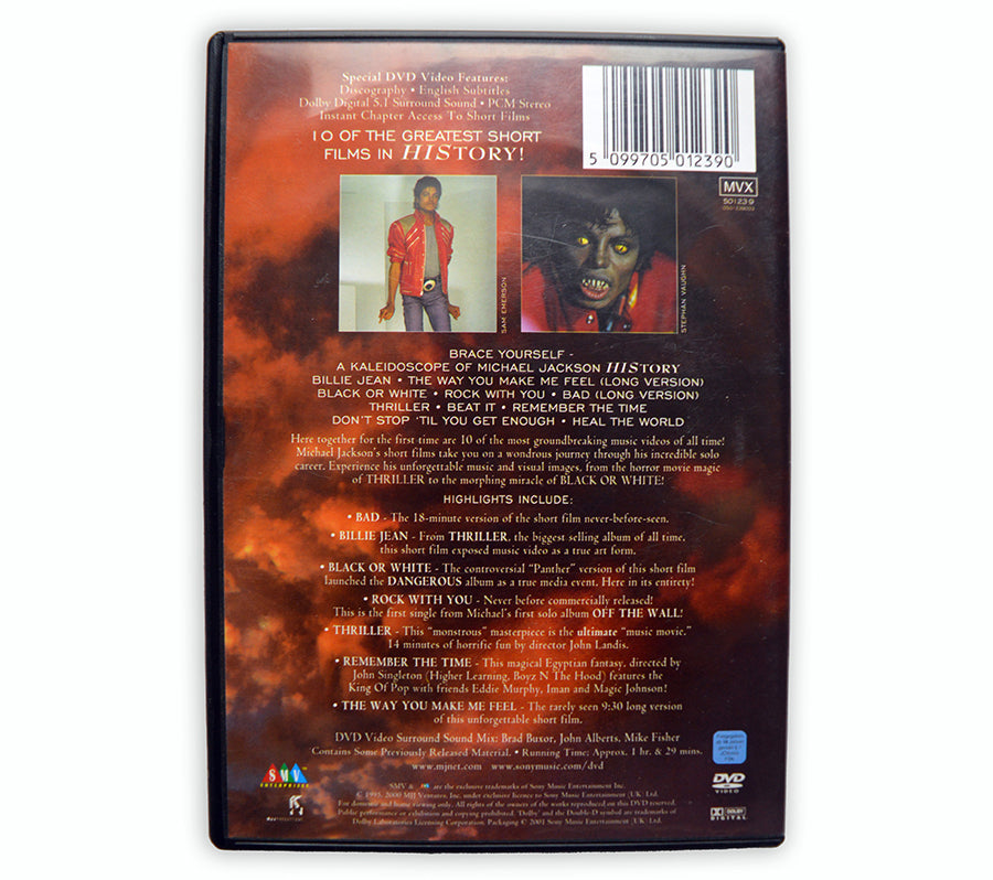 Michael Jackson - HIStory Video Greatest Hits DVD - UK