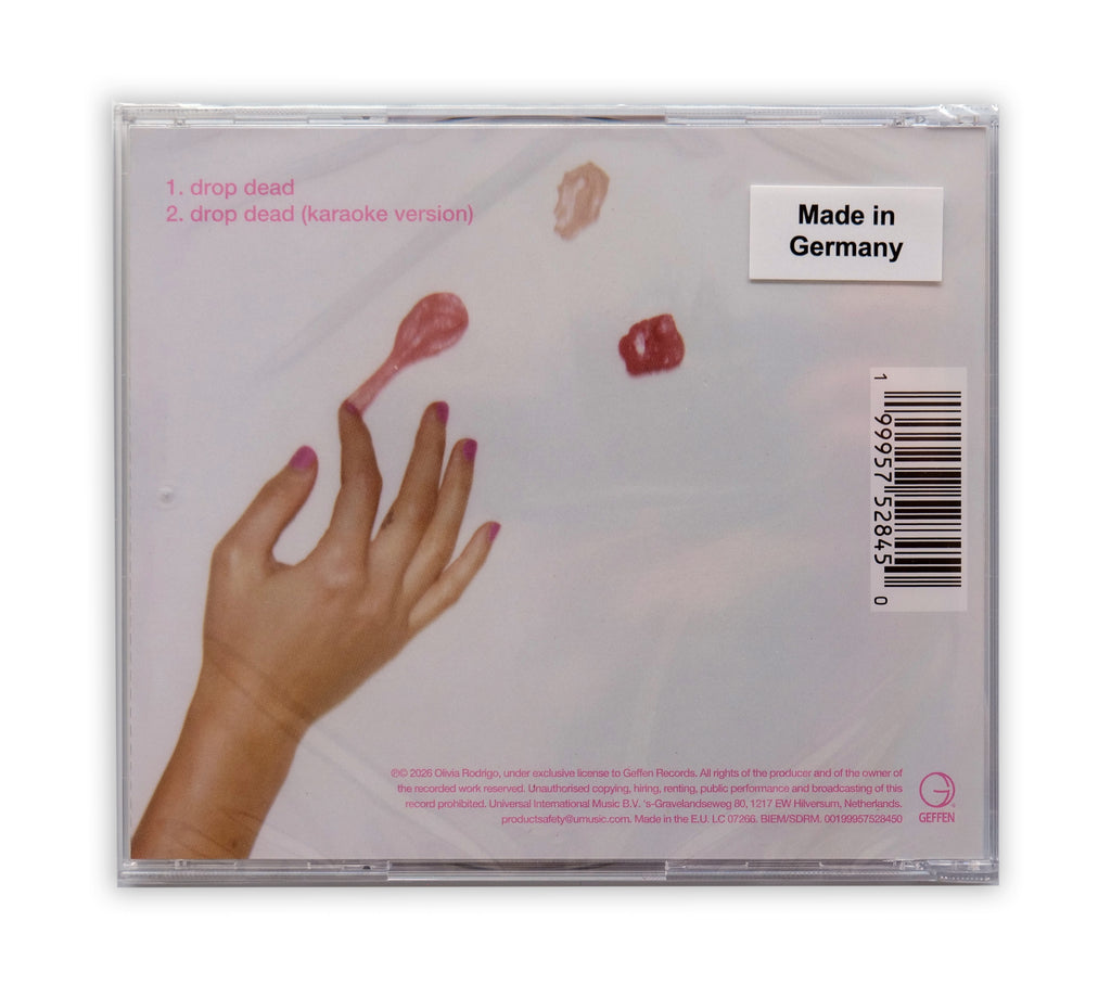 Olivia Rodrigo - Drop Dead CD Single - Europe