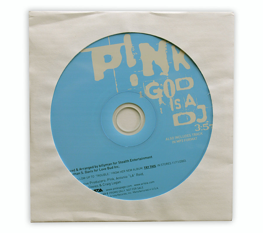 P!nk - God Is A DJ CD Single Promo - USA