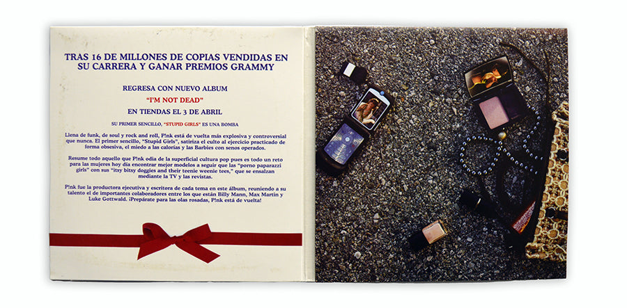 P!nk - Stupid Girl CD Single Promo - Mexico