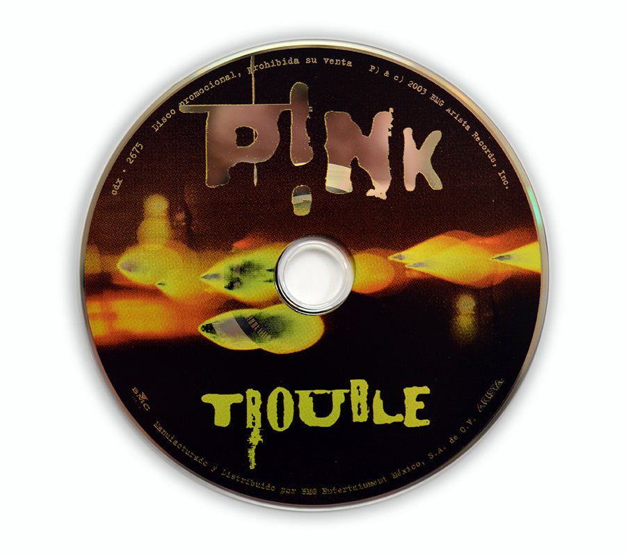 P!nk - Trouble CD Single Promo - Mexico