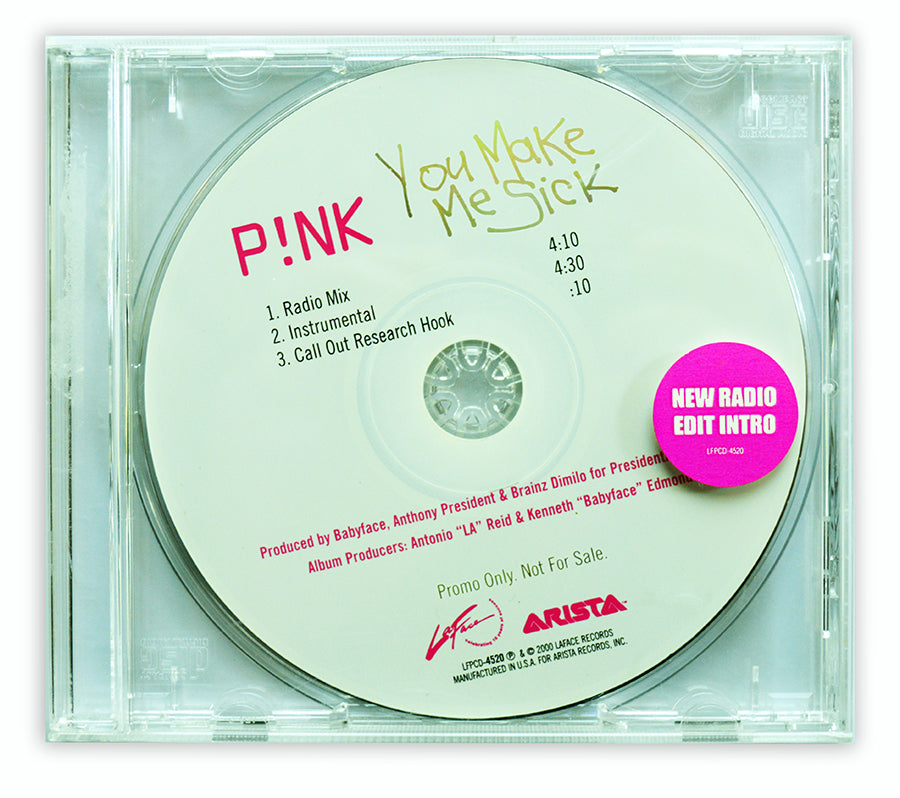 P!nk - You Make Me Sick CD Promo - USA