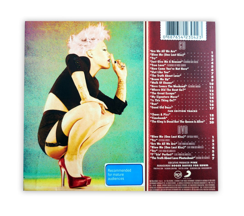 P!nk - The Truth About Love CD+DVD Fan Edition Tri-fold Digisleeve - UK