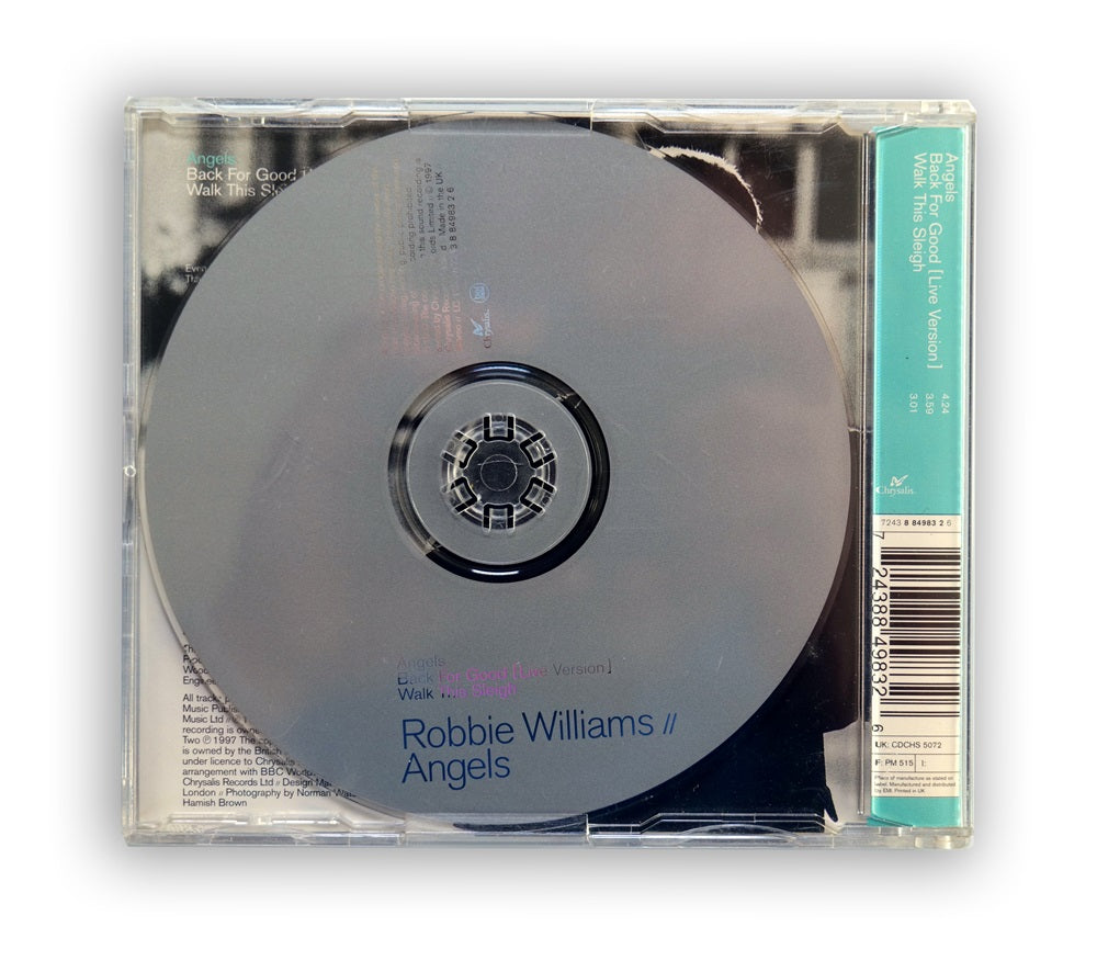 Robbie Williams - Angels CD Single - UK