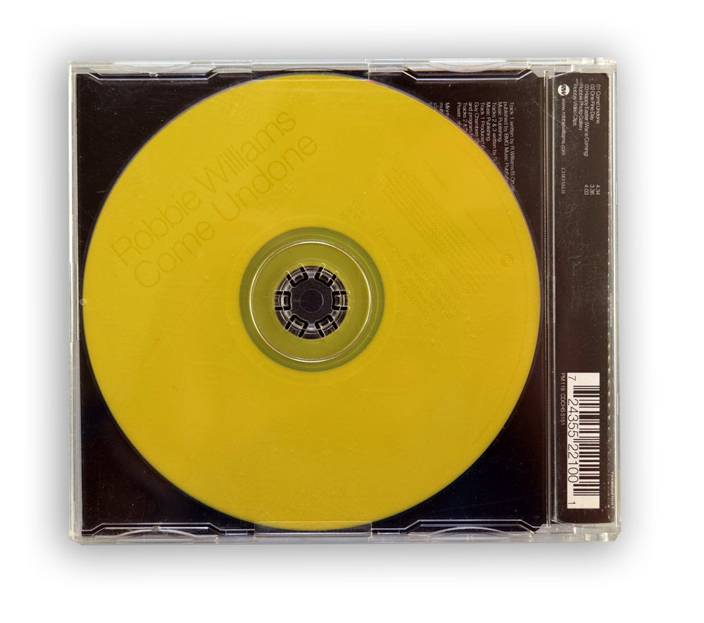 Robbie Williams - Come Undone Enhanced CD Single - Europe