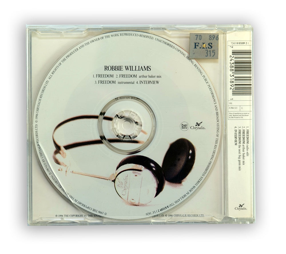 Robbie Williams - Freedom CD Single - Europe