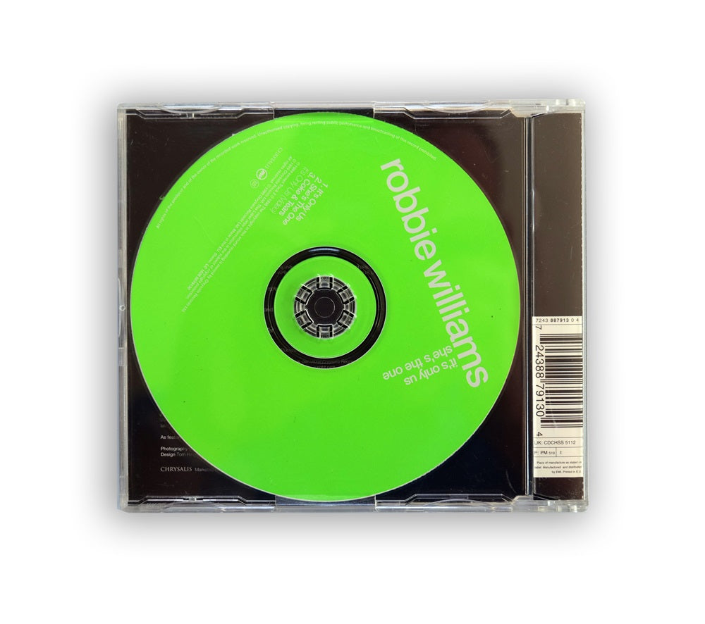 Robbie Williams - It's Only Us / She's The One CD Single Enhanced - UK