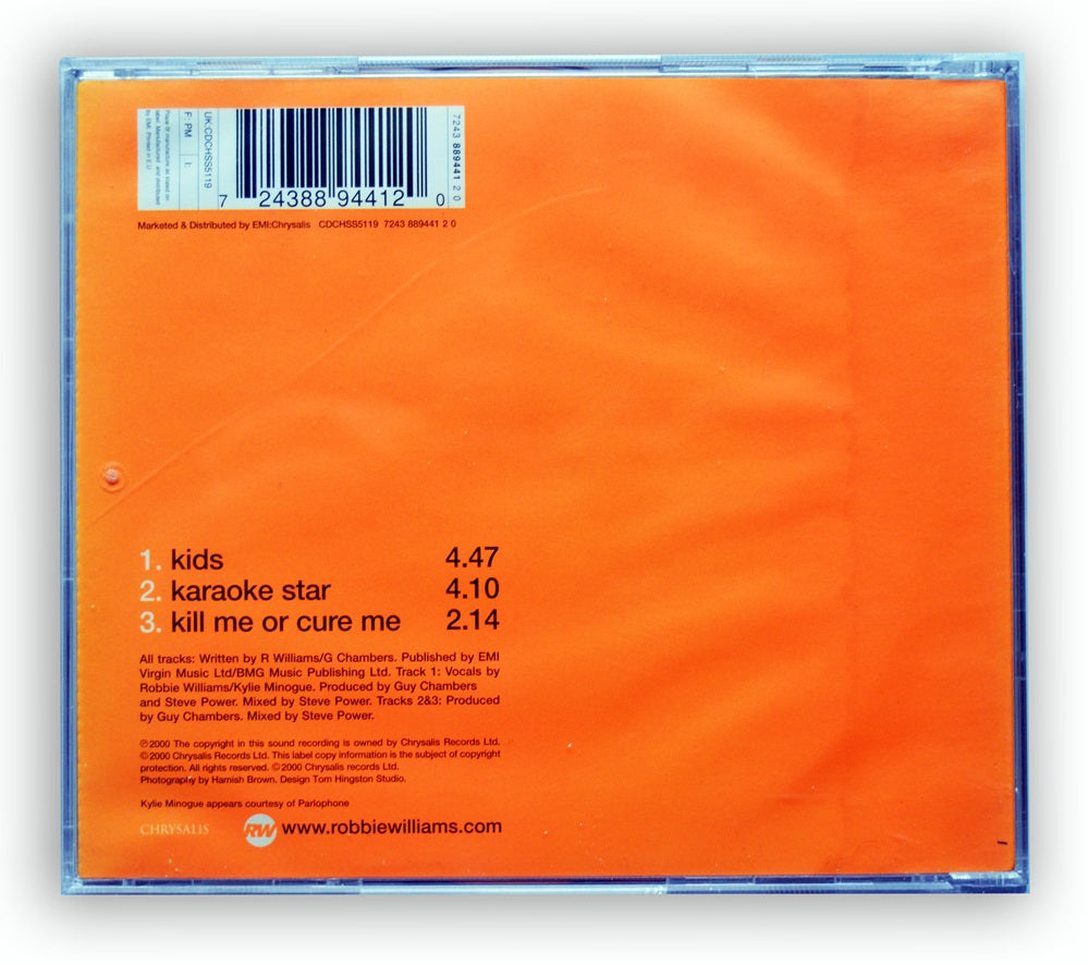 Robbie Willians & Kylie Minogue - Kids CD Single - UK
