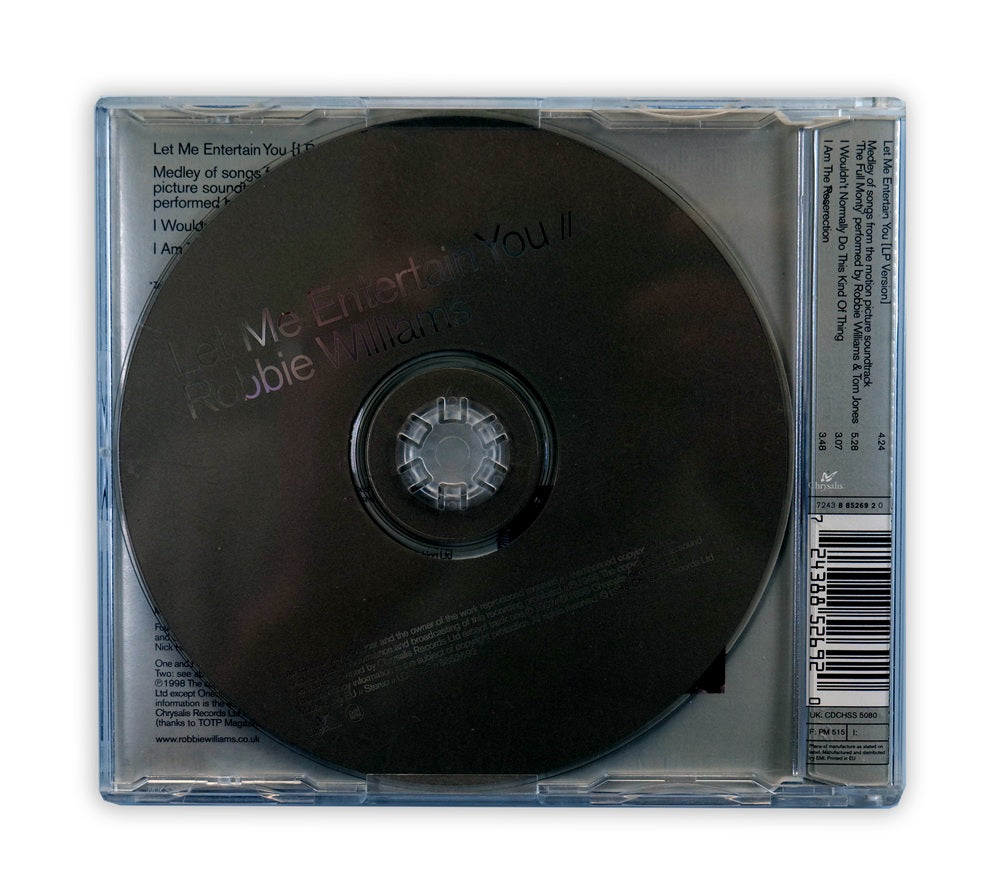 Robbie Williams - Let Me Entertain You CD Single - UK